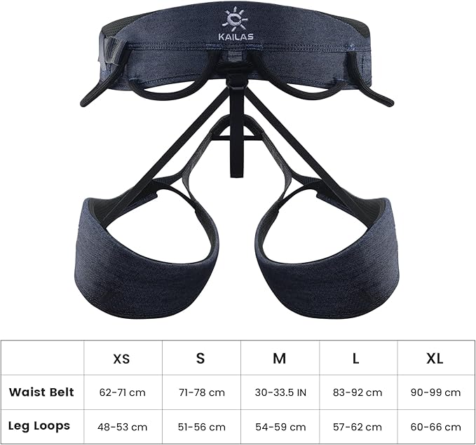 KAILAS Airo Rock Climbing Harness Men Roofing Harness Safety Belt Mountaineering Rappelling Harness Women Adjustable