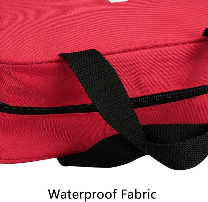 AOUTACC 3 Pack Nylon First Aid Empty Kit,Compact and Lightweight First Aid Bag for Emergency at Home, Office, Car, Outdoors, Boat, Camping, Hiking(Bag Only)