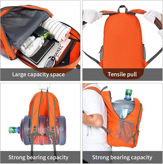 35L Lightweight Foldable Waterproof Packable Travel Small Hiking Backpack Daypack for men women
