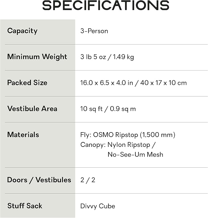 NEMO Equipment Dragonfly OSMO Ultralight Backpacking Tent