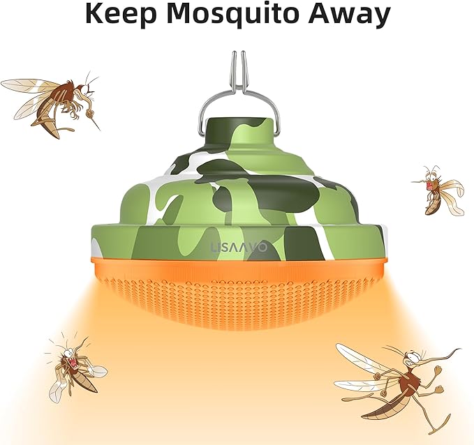 Rechargeable Camping Light 5200mAh Camping Lights and Lanterns Rechar Tent Light Night Market Lights for Tent,Camo