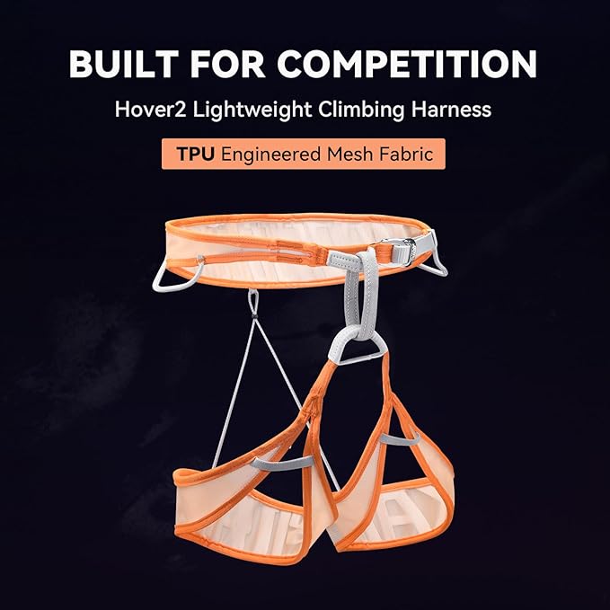 KAILAS Professional Mountaineering Harness Lightweight Rock Climbing Men Ski Harness Adjustable Comfortable