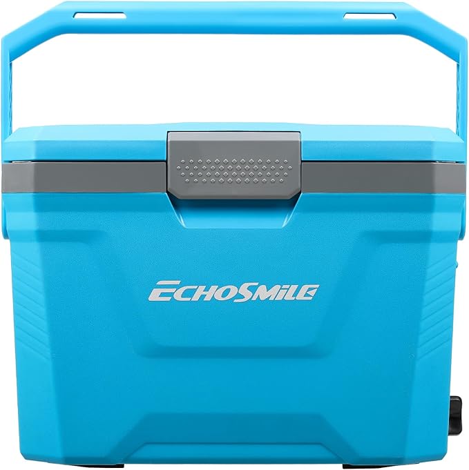 EchoSmile Portable Cooler 20L/21qt, Outdoor Insulated Ice Chest Box