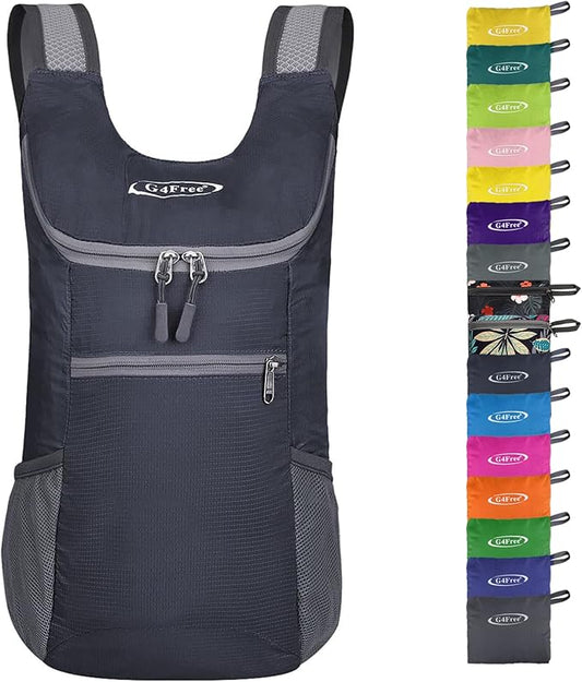 G4Free Lightweight Packable Hiking Backpack for Men Women Small Hiking Daypacks Foldable Shoulder Pack Casual Outdoor Bag 11L