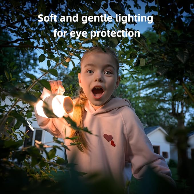 Twist Light LED Ambient Lighting with Hook, 520 Lumens 3 Colors Adjustable Mood Lighting Present Light Rechargeable Lantern for Bedroom Decor, Camping, Party, Travel, Home Essentials