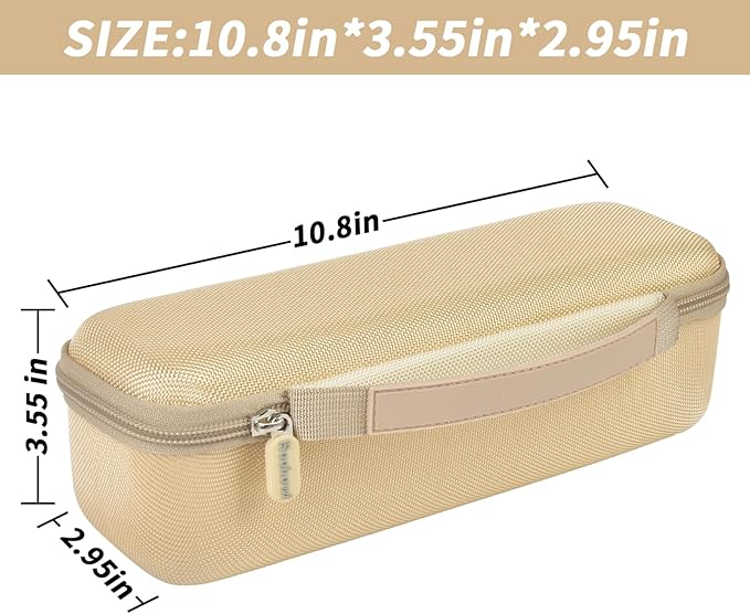 Boobowl Case Compatible with BYSOU/for AsFrost/for SupeDesk/ for Outask Camping Light Telescopic and Collapsible Night Mobile Lighting Battery, Outdoor Camping Lantern Bag (Box Only) (Brown)