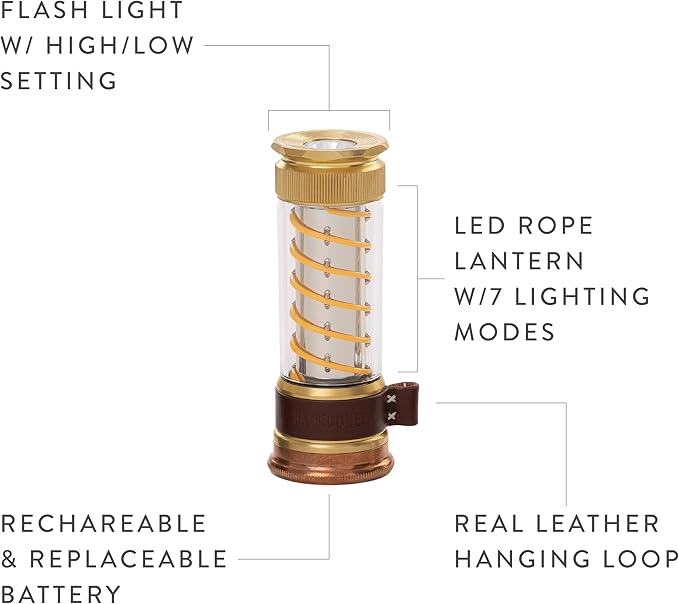 Barebones Edison Light Stick – Brass