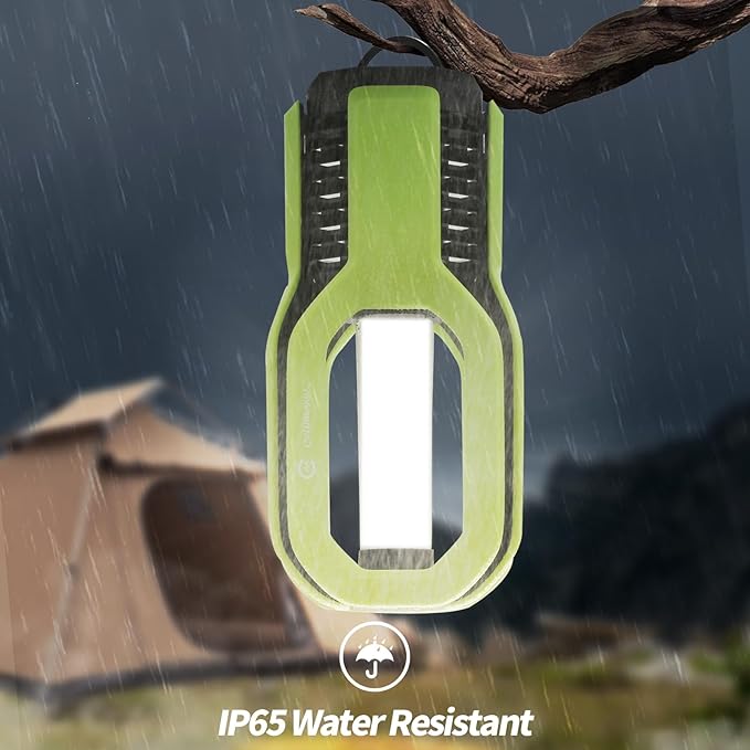Rechargeable LED Camping Lantern - Free-Grip Design,4 Modes,IP65 Waterproof,3000K Warm Glow, Lightweight Portable Outdoor Light,Emergency Tent Light for Hiking,Backpacking & Home Use
