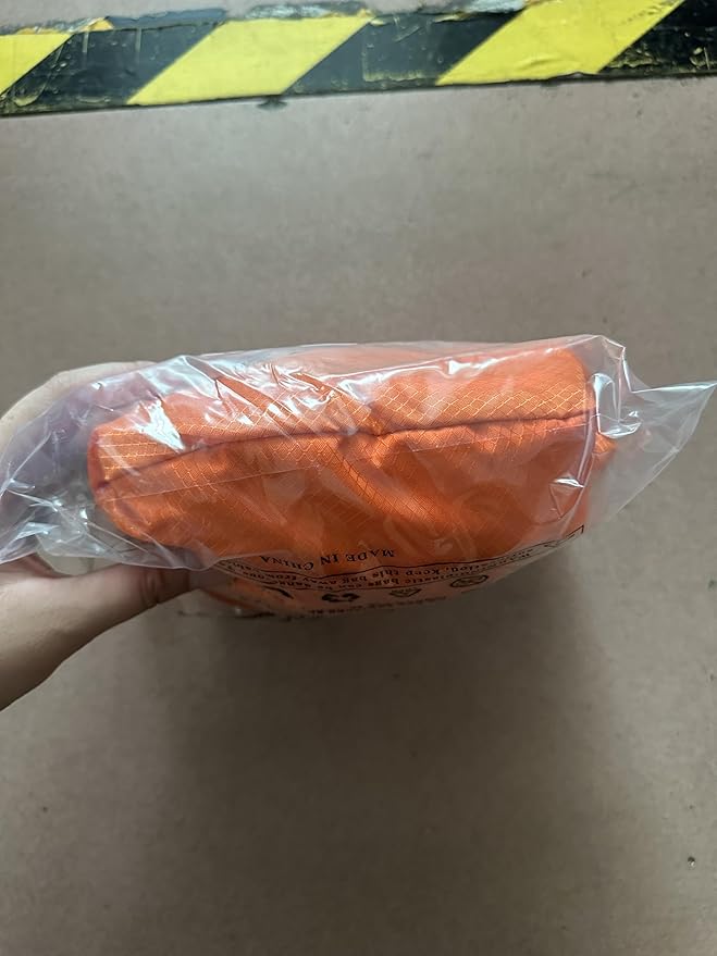 ZOMAKE Ultra Lightweight Packable Backpack 25L, Foldable Hiking Backpacks Water Resistant Small Folding Daypack for Travel(Orange)