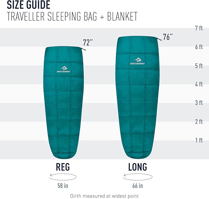 Sea to Summit Traveller Down Sleeping Bag Blanket