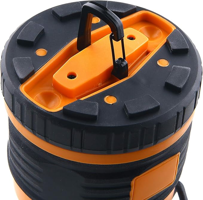 LED Camping Lantern Rechargeable, 1800LM, 4 Light Modes, 4400mAh Power Bank, IP44 Waterproof, Perfect Lantern Flashlight for Hurricane, Emergency, Power Outages, Home and More, with USB Cable (2 Pack)