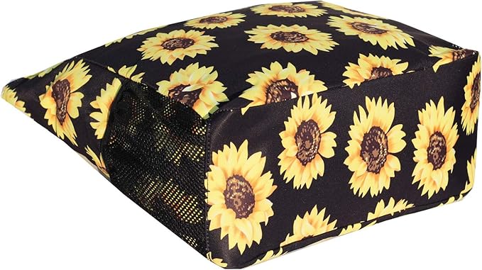 ESVAN Original Floral Water Resistant Large Tote Bag Shoulder Bag for Gym Beach Travel Daily Bags Upgraded