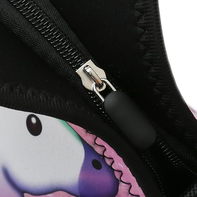 Insulated Neoprene Lunch Bag Removable Shoulder Strap Reusable Thermal Thick Lunch Tote Bags For Women,Teens,Girls,Kids,Baby,Adults-Lunch Boxes For Outdoors,Work,Office,School (Many Unicorns)