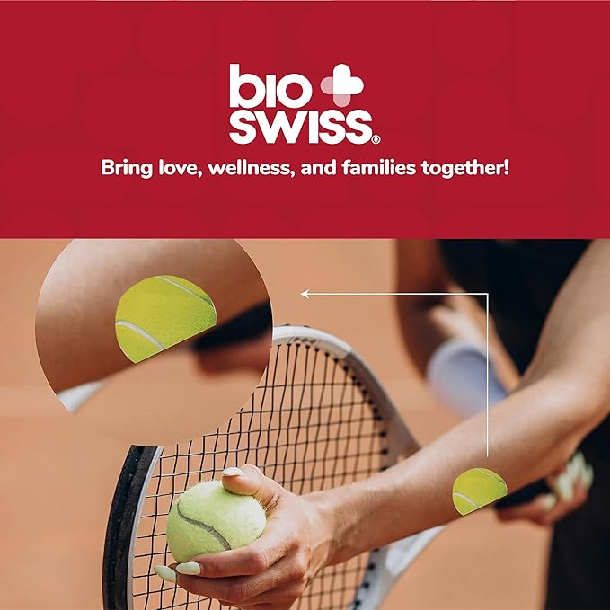 BioSwiss Bandages, Tennis Ball Shaped Self Adhesive Bandage, Latex Free Sterile Wound Care, Fun First Aid Kit Supplies for Kids, 24 Count