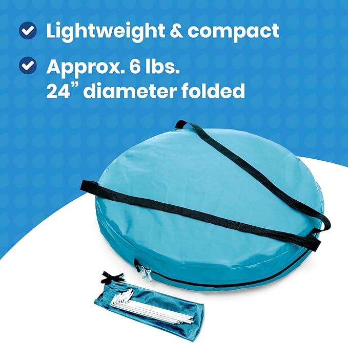 WeatherPod® The Original Shark Tank MyPod™ Mesh 1-2 Person Pop-Up Screen Pod - Keeps Out Bugs, Mosquitos, and Harmful UV Rays - UPF 50 for Maximum Protection from The Sun