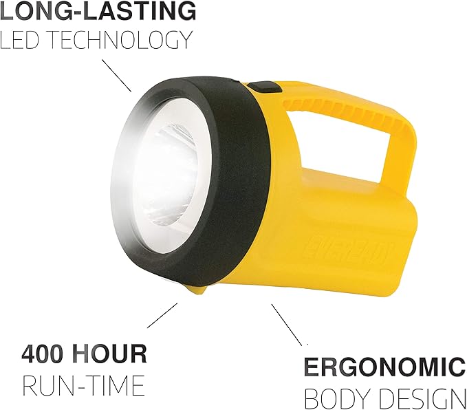 Eveready LED Floating Lantern Flashlight, Battery Powered LED Lanterns for Hurricane Supplies, Survival Kits, Camping Accessories, Power Outages, Batteries Included