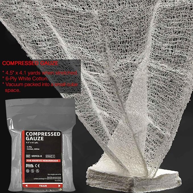 Ifak Trauma Kit, 74 Piece Upgrade Tactical First Aid Supplies, Molle Ifak Pouch Rip Away Refill Supplies for Survival Camping Hiking Travel