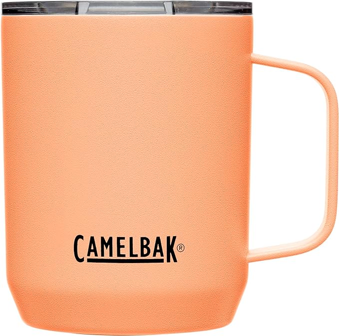 CamelBak Horizon 12oz Camp Mug - Insulated Stainless Steel - Tri-Mode Lid - Desert Sunrise