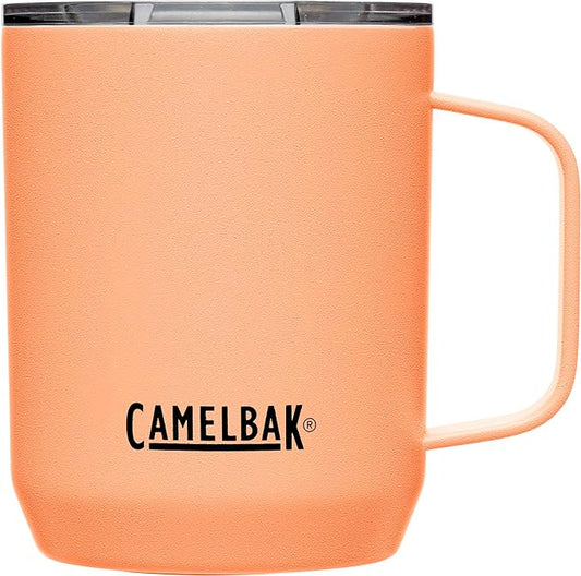 CamelBak Horizon 12oz Camp Mug - Insulated Stainless Steel - Tri-Mode Lid - Desert Sunrise