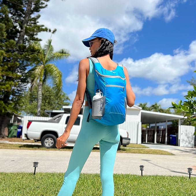 G4Free Lightweight Packable Hiking Backpack for Men Women Small Hiking Daypacks Foldable Shoulder Pack Casual Outdoor Bag 11L