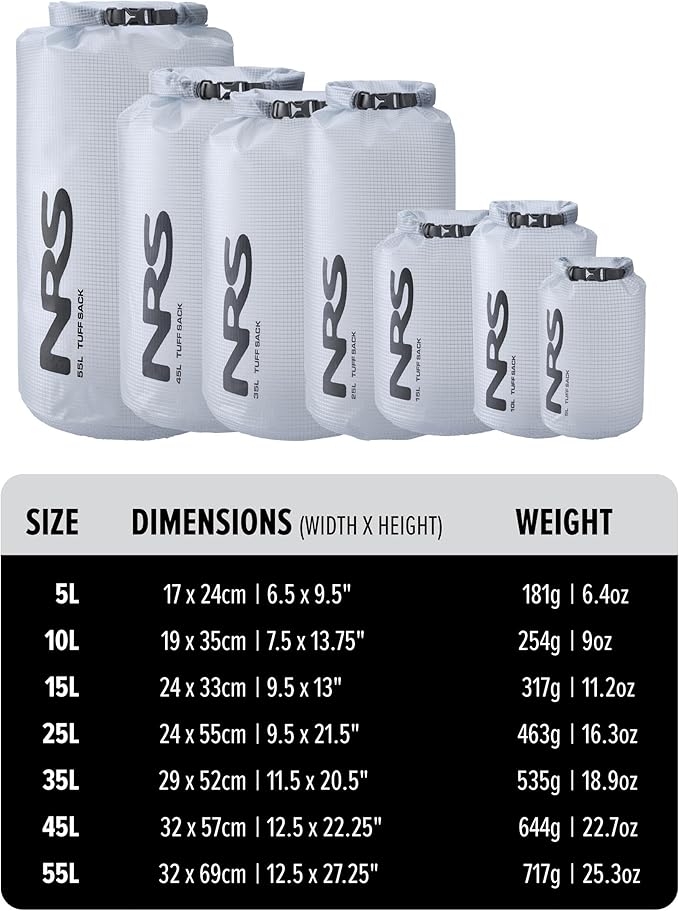 NRS Tuff Sack Dry Bag - Waterproof Storage Bag