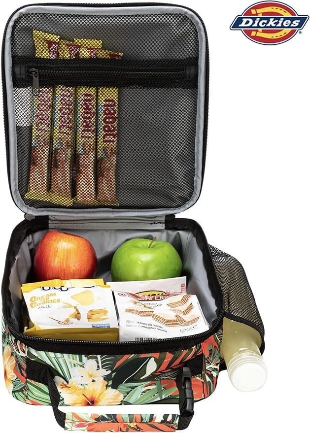 Dickies Basic Insulated Lunch Bag for Work, Thermal Reusable Office Lunch Box for Men, Women (Hula)