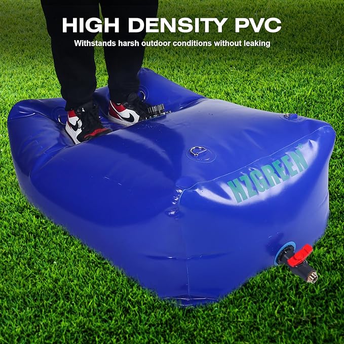 Water Bladder 500L/130G Water Tank Storage Container Foldable Portable Large Capacity Soft Bag Suitable for Outdoor Easy to Carry Out