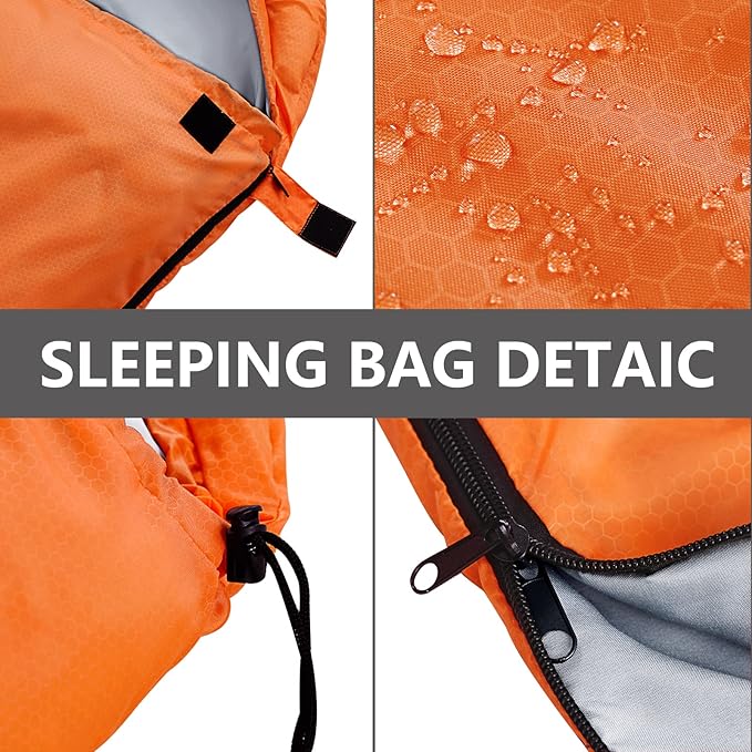 Sleeping Bags for Adults,Kids & Girls-Warm & Cold Weather Lightweight Waterproof Sleeping Bag Backpack with Compact Bag,Great for 3-4 Seasons Hiking,Camping and Outdoor Mountaineering