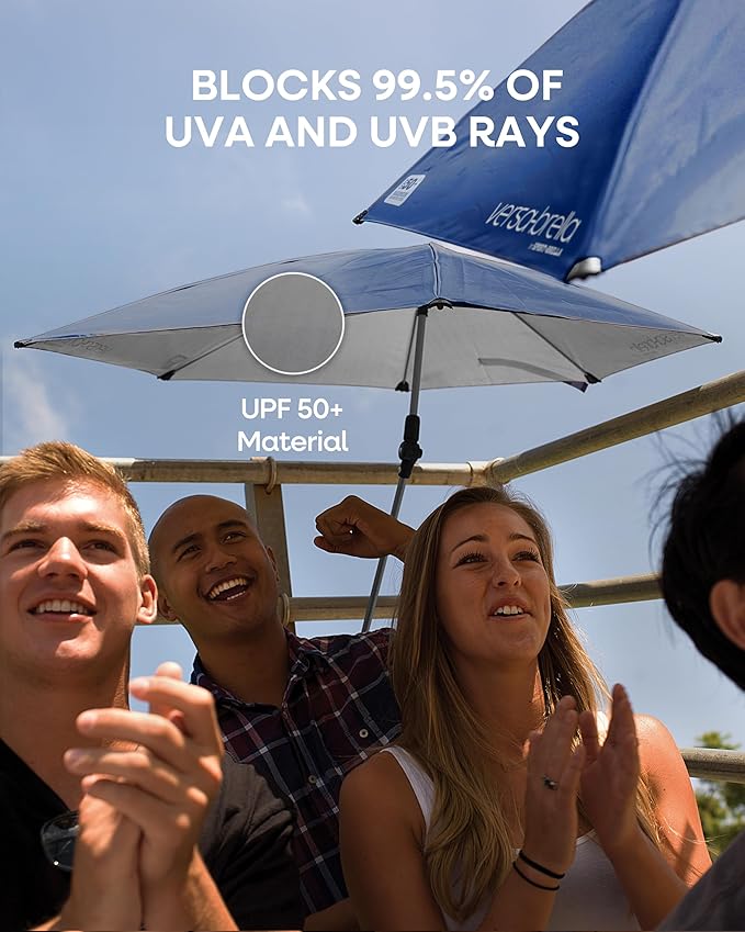 Sport-Brella Versa-Brella SPF 50+ Adjustable Umbrella with Universal Clamp