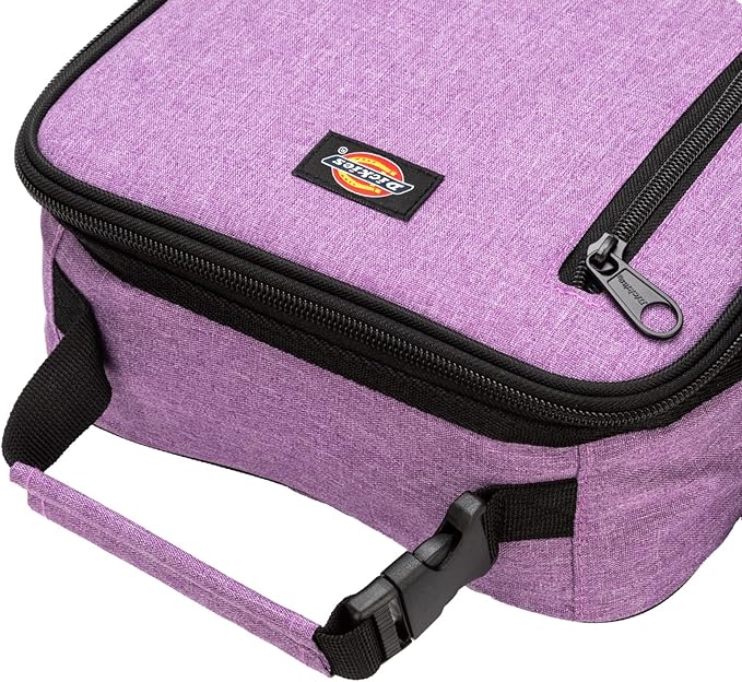 Dickies Basic Insulated Lunch Bag for Work, Thermal Reusable Office Lunch Box for Men, Women (Purple)