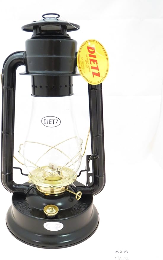 Dietz #80 Blizzard Oil Burning Lantern (Black with Gold)