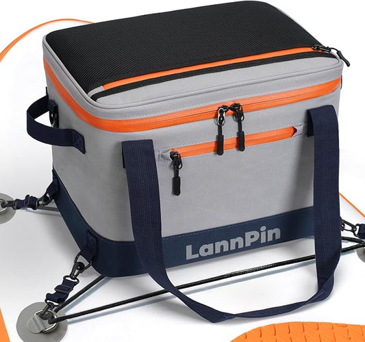 Paddle Board Cooler Waterproof Large Capacity SUP Deck Coolers, Leakproof Kayak Cooler Accessories Premium Insulated Cooler for Paddleboard Accessories,Drinks | Quality Clips& Bottle Opener Included