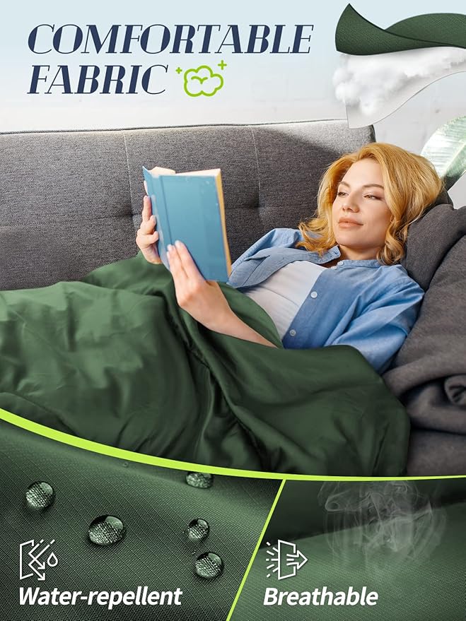 Bessport Lightweight Sleeping Bag, Ultralight Backpacking Sleeping Bag, 3 Season Waterproof for Adults Kids, Outdoor, Hiking, Camping