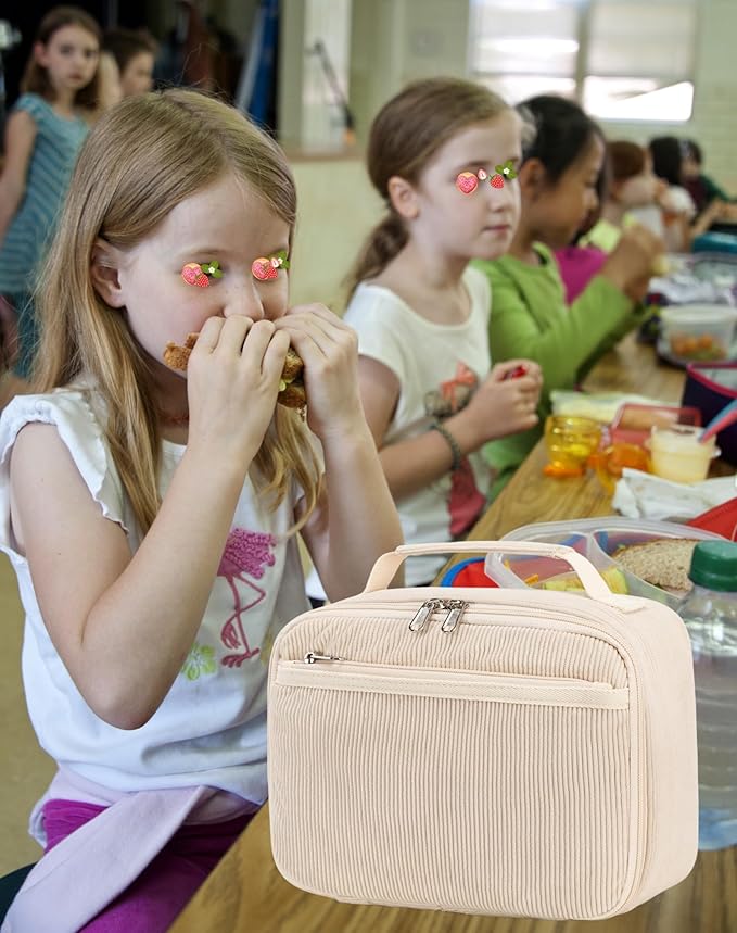 CAMTOP Lunch Box Kids Insulated Lunch Bag Small Cooler Thermal Meal Thermal lunchbox for Girls Boys School Picnics