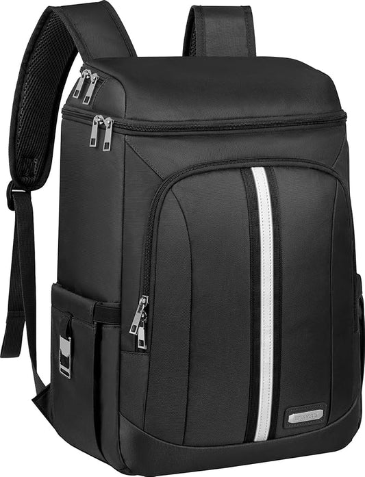 LTINVECK Cooler Backpack,2 Insulated Compartments Backpack Cooler Leakproof Double Deck Lightweight Cooler Lunch Box Bag for Men Women