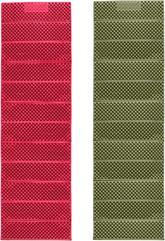 AceCamp Portable Foam Sleeping Pad, Full Length Accordion Sleeping Mat for Camping & Hiking, Lightweight, Soft & Compact Cushion for Sleeping Bag, Comfort, Tent, Rocky Terrain