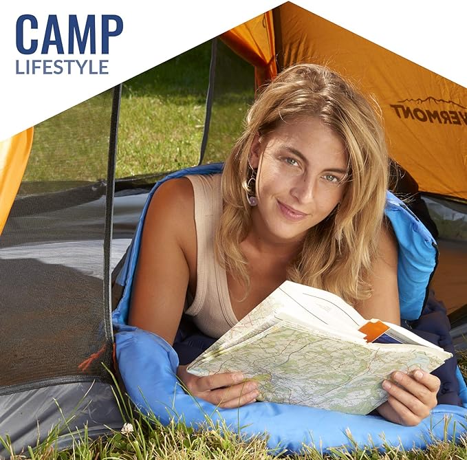 VENTURE 4TH Backpacking Sleeping Bag – XXL, Double and Single Sizes - Lightweight Warm & Cold Weather Sleeping Bags for Adults, Kids & Couples – Ideal for Hiking, Camping & Outdoor Adventures