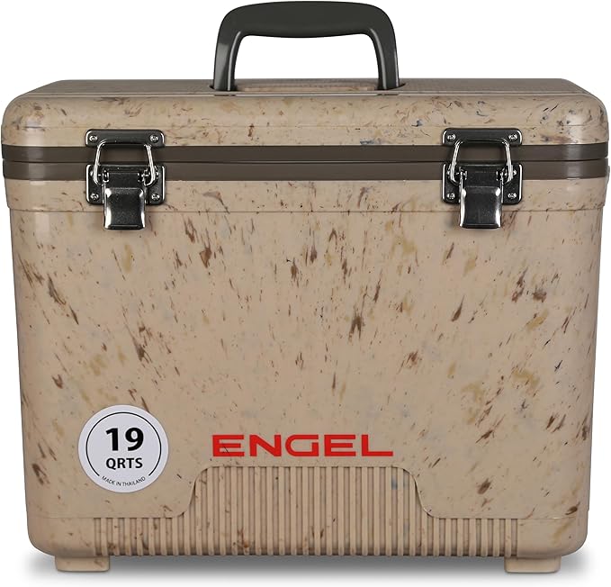 Engel 19qt Leak-Proof, Air Tight, Drybox Cooler and Small Hard Shell Lunchbox for Men and Women