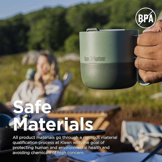 Klean Kanteen Rise Tumbler - Insulated Stainless Steel Tumbler w/Flip Lid, 16 oz, Stellar