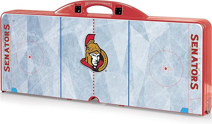 PICNIC TIME NHL Unisex-Adult NHL Picnic Table Portable Folding Table with Seats