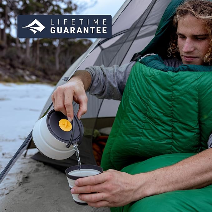 Sea to Summit Frontier Ultralight Collapsible Camping Kettle, 1.1 Liter