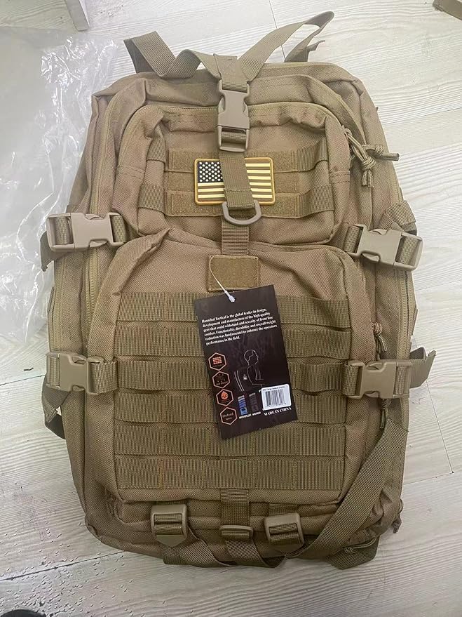 MOLLE Assault Pack, Tactical Backpack Military Army Camping Rucksack, 3-Day Pack