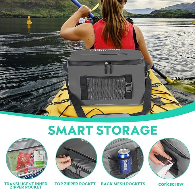 Paddle Board Cooler Bag for Paddleboarding, Kayaking - Secure, Spacious and Functional for Outdoor Water Adventures