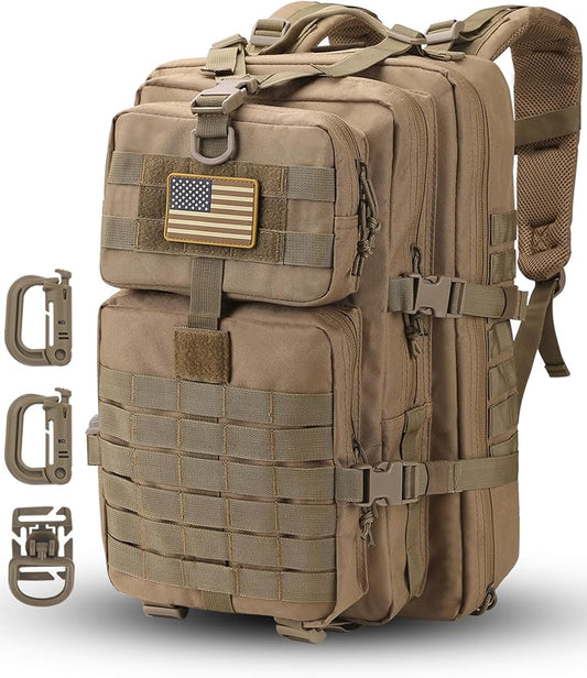 MOLLE Assault Pack, Tactical Backpack Military Army Camping Rucksack, 3-Day Pack