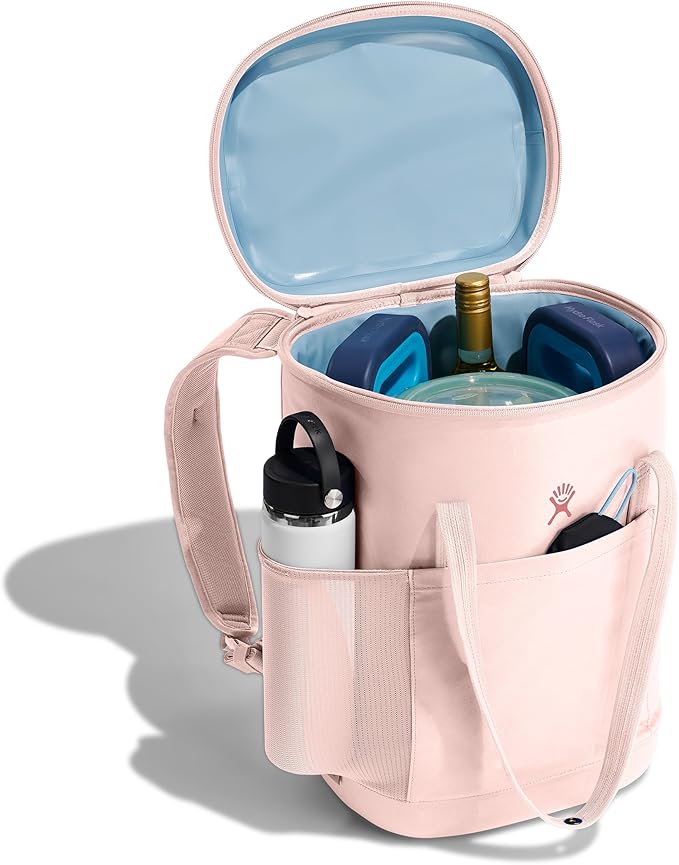 Hydro Flask Cooler Backpack for Beach, Beverages and Travel - Insulated Soft Lunch Bag - 20 L Capacity in Trillium Pink