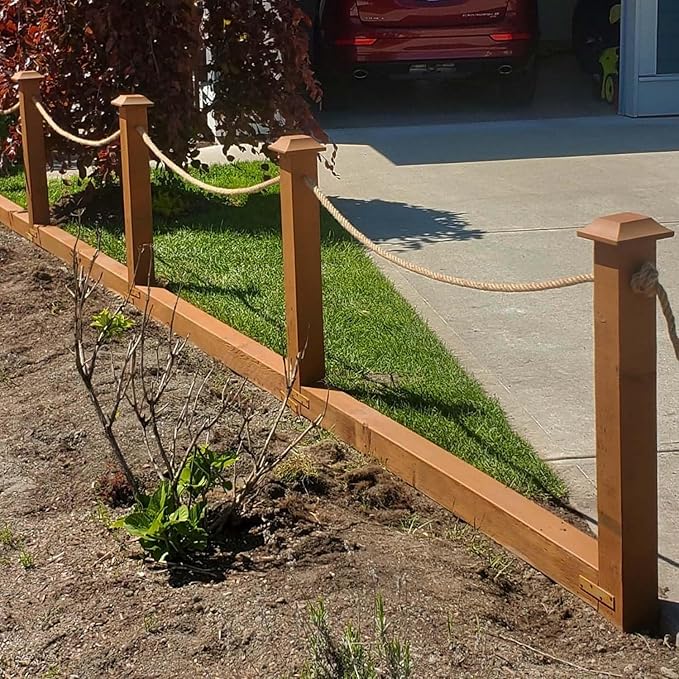 3/4 Inch Natural Jute Rope, 150 Feet Thick Hemp Rope, 4 Strands Twisted Manila for Crafts, Railings, Hammock, Nautical, Home Decorating, Indoor/Outdoor Use