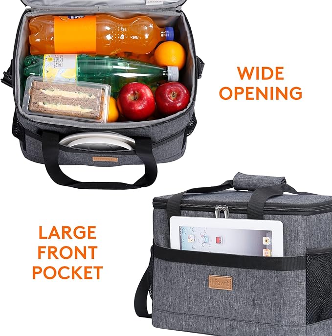Lifewit Cooler Bag 30/50/60 Cans Collapsible and Insulated Large Lunch Bag Leakproof Soft Cooler Portable Tote for Camping/BBQ/Family Outdoor Activities