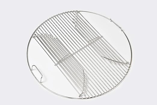 Noa Store 22 Inch Stainless Steel Grill Grate Round Hinged Cooking Grill Grate Used as Replacement Grill Grate, Fire Cooking Grate and BBQ Grill Grates Replacement