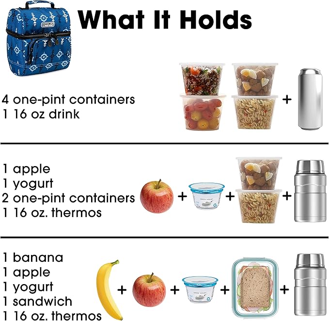 J World Corey Kids Lunch Bag. Insulated Lunch-Box for Boys Girls, Totem