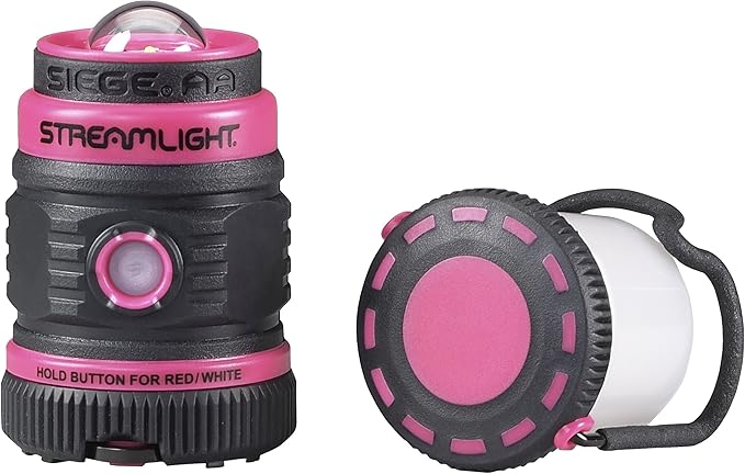 Streamlight 44944 Siege 200-Lumen Ultra-Compact Alkaline Handheld Lantern, Pink